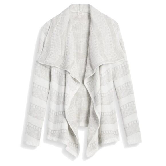 Pixley Willow Draped Cardigan Cream Beige Medium Stitch Fix NWT - Picture 1 of 5